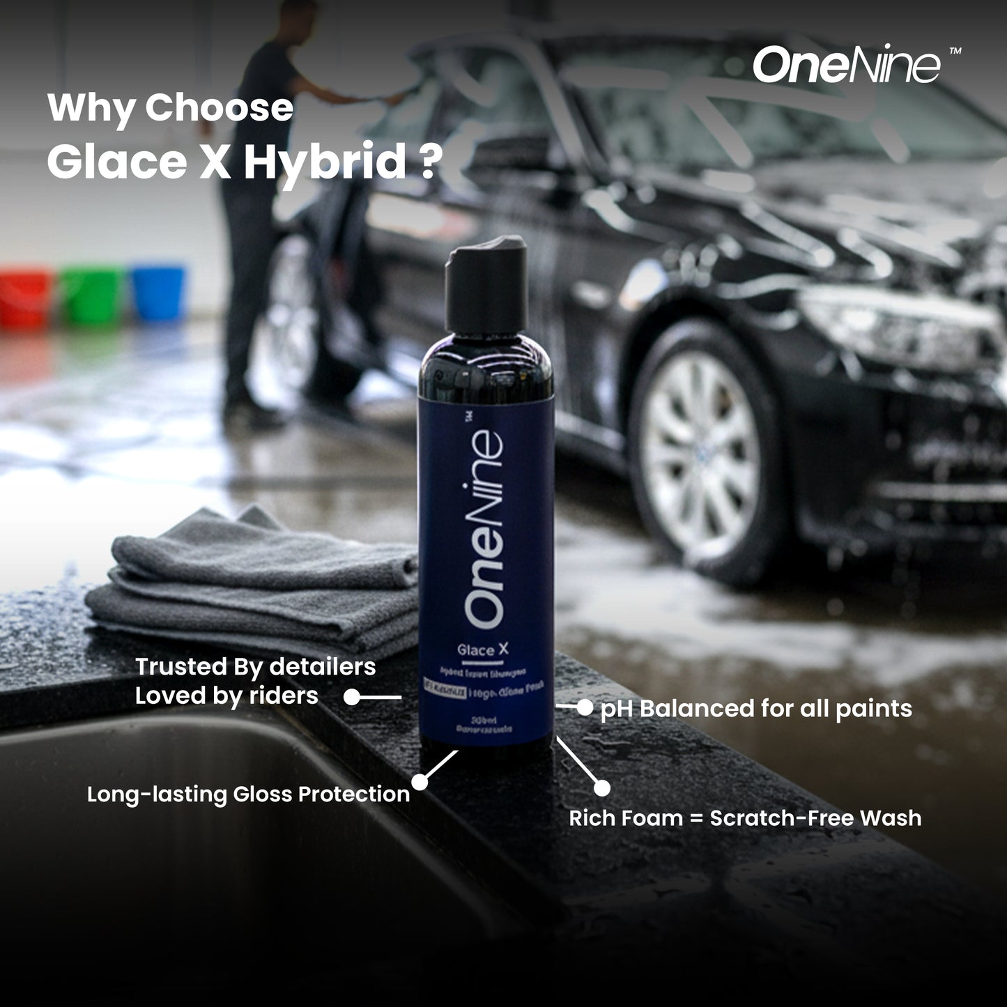 Onenine Glace X Hybrid Foam Shampoo – 200ml