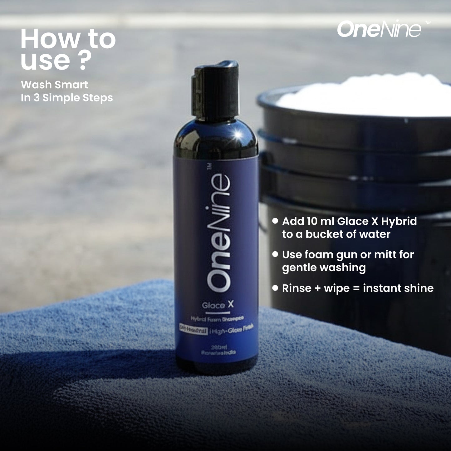 Onenine Glace X Hybrid Foam Shampoo – 200ml